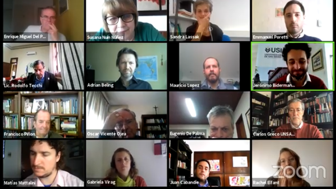 Encuentro virtual promovido por la RUC
