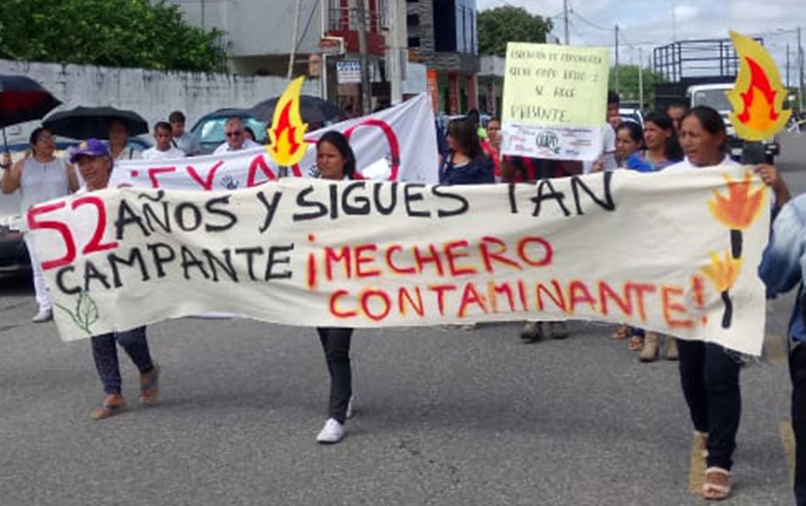 Marcha contra los mecheros