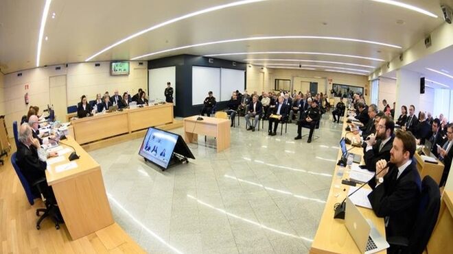 Vista general del juicio por la visita de Benedicto XVI a Valencia