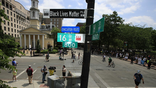 Plaza 'Black lives matter', Washington