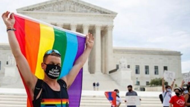 Concentración LGTBI ante la Corte Suprema