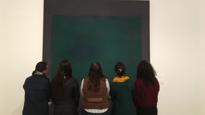 'Sin título (verde sobre morado)', Rothko, en el Thyssen