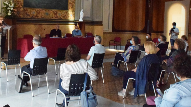 Acto de entrega del fondo del Obispado de Lleida