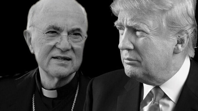 Trump agradeció a Viganò su apoyo en la crisis por el asesinato de George Floyd y el coronavirus