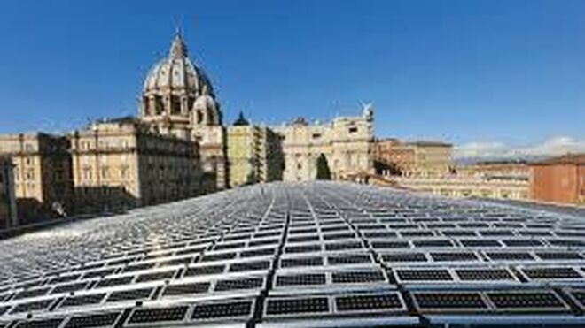 Paneles solares en el Vaticano