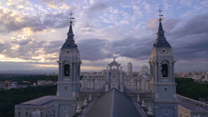 Vistas de Madrid desde el Museo de la Almudena