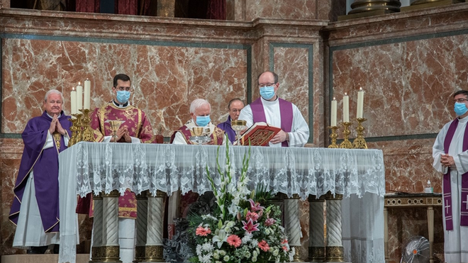 Cañizares en la Misa funeral por las víctimas de la Covid