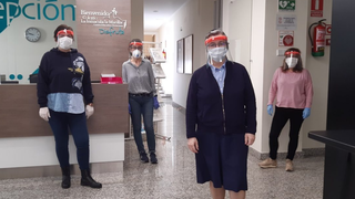 Colegio Inmaculada Marillac, donde han repartido ordenadores a sus alumnos con necesidades