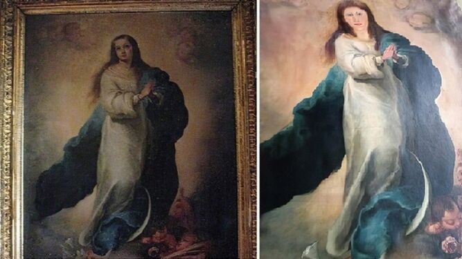 El 'Ecce Homo' de la restauración de la Inmaculada de Murillo