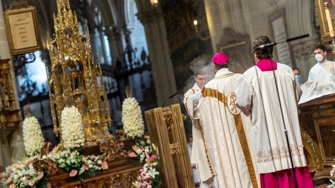 Misa del Corpus en la catedral de Toledo