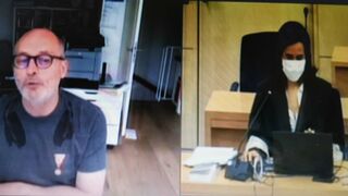 Wolfang Neuman declarando como testigo.