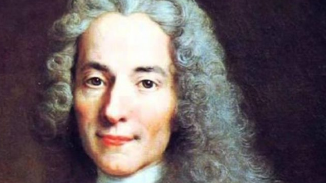 Retrato de Voltaire
