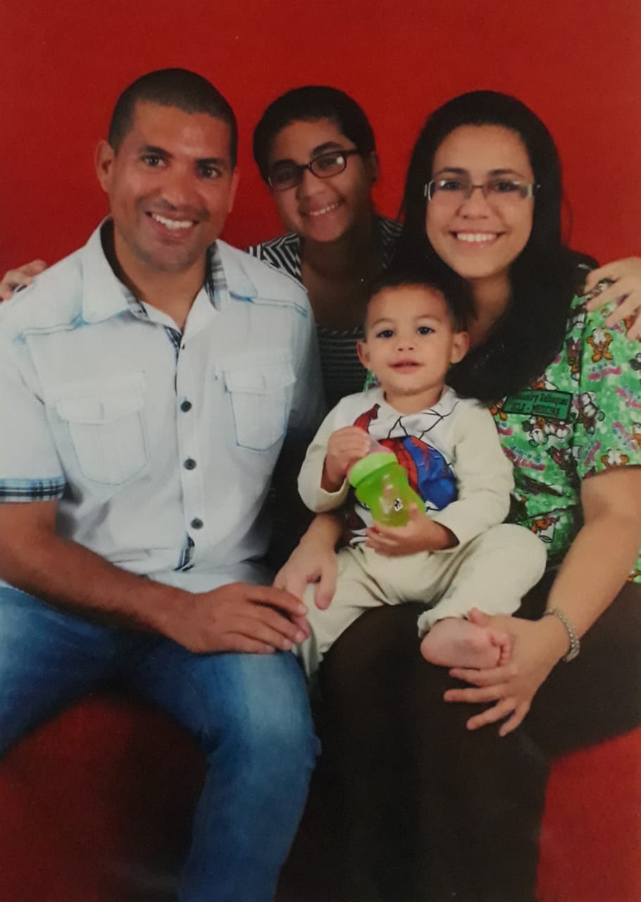 familia de Giovanny GarcíaVENEZUELA