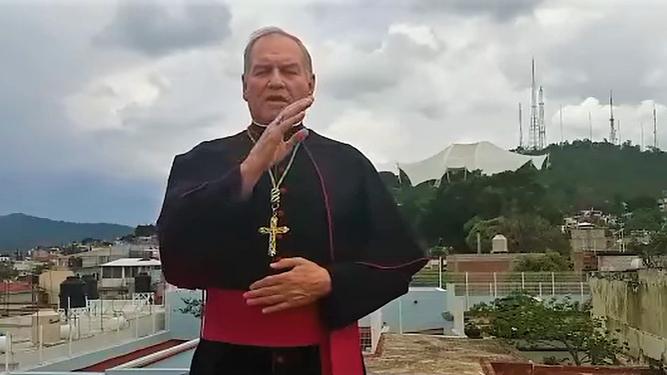 Arzobispo de Oaxaca. Sismo.