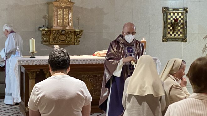 El cardenal Osoro, en un reciente funeral