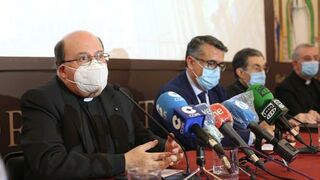 El seán durante la rueda de prensa