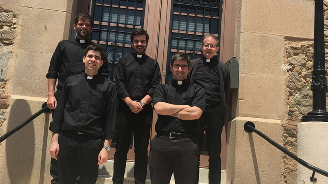 Seminaristas que van a ordenarse