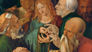 Jesús entre los doctores. Alberto Durero