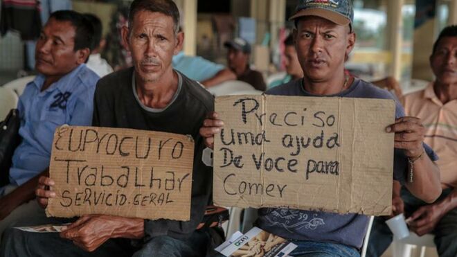 Migrantes venezolanos en Brasil