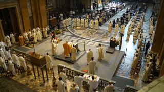 El Cardenal Czerny, en las ordenaciones