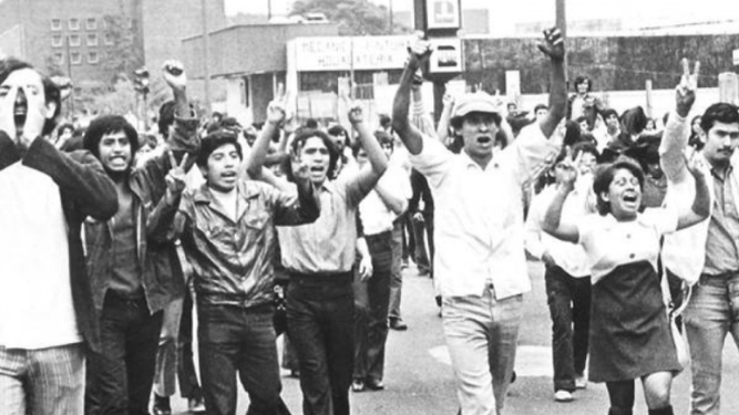 Manifestaciones en un mundo en blanco y negro