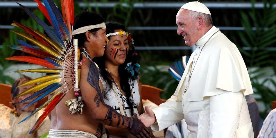 Papa Francisco en Puerto Maldonado