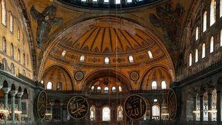 Mosaicos en el interior de Santa Sofía