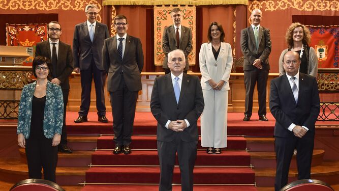 El equipo rectoral