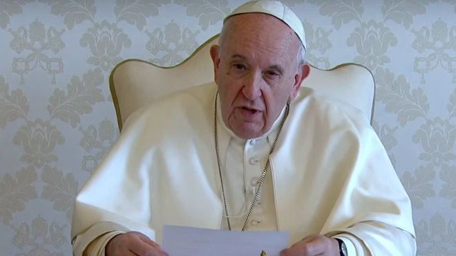 El vídeo del Papa, julio