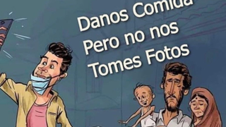 Danos comida, pero no nos tomes fotos