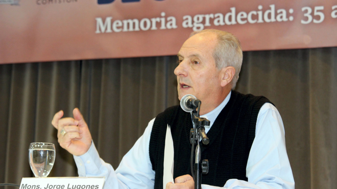 Mon. Jorge Lugones, presidente de la Comisión Episcopal de Pastoral Social Argentina