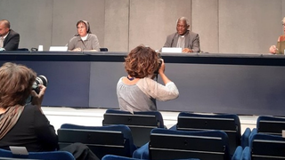 Sala "Juan Pablo II" de la Oficina de Prensa de la Santa Sede