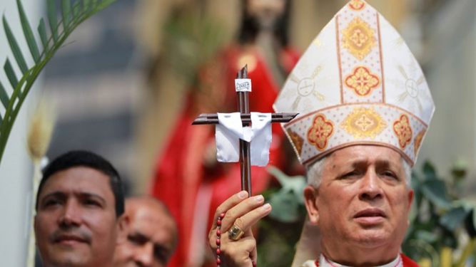 El arzobispo de Cali, monseñor Monsalve