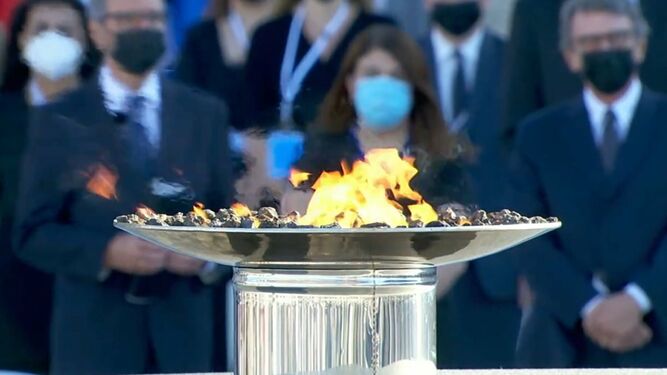 Homenaje a las víctimas del coronavirus