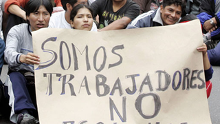 TRabajadores, no esclavos