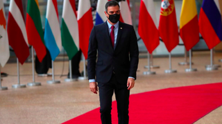 Sánchez, a su llegada al Consejo Europeo