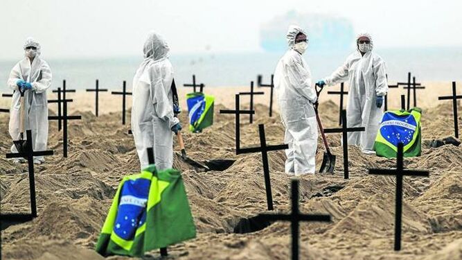 Genocidio por el coronavirus en Brasil