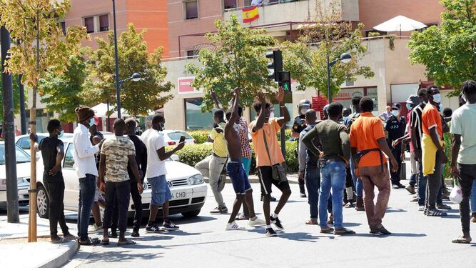 Temporeros protestan por su situación