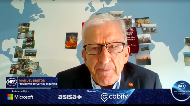 Manuel Bretón, presidente de Cáritas