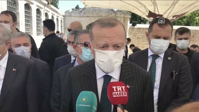 Erdoban: "Santa Sofía fue y será una mezquita para la eternidad"