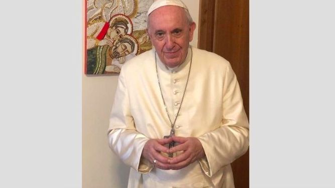 El Papa, en su mensaje
