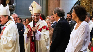 Torra, con Omella y Sistach