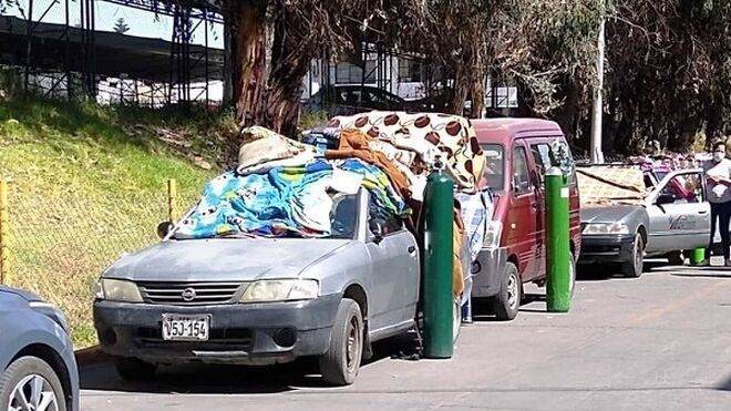 Carros con oxígeno acoplado