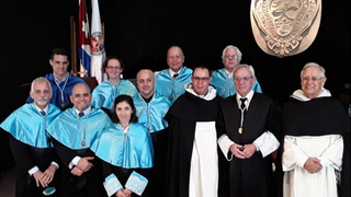Eusebio Leal, historiador de la Ciudad de la Habana, en la universidad San Gerónimo