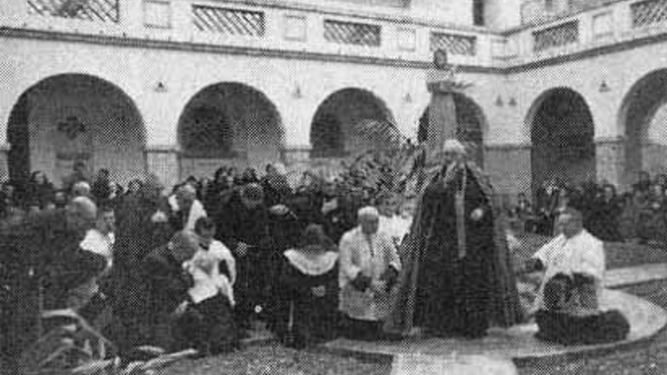 Otra imagen histórica del convento