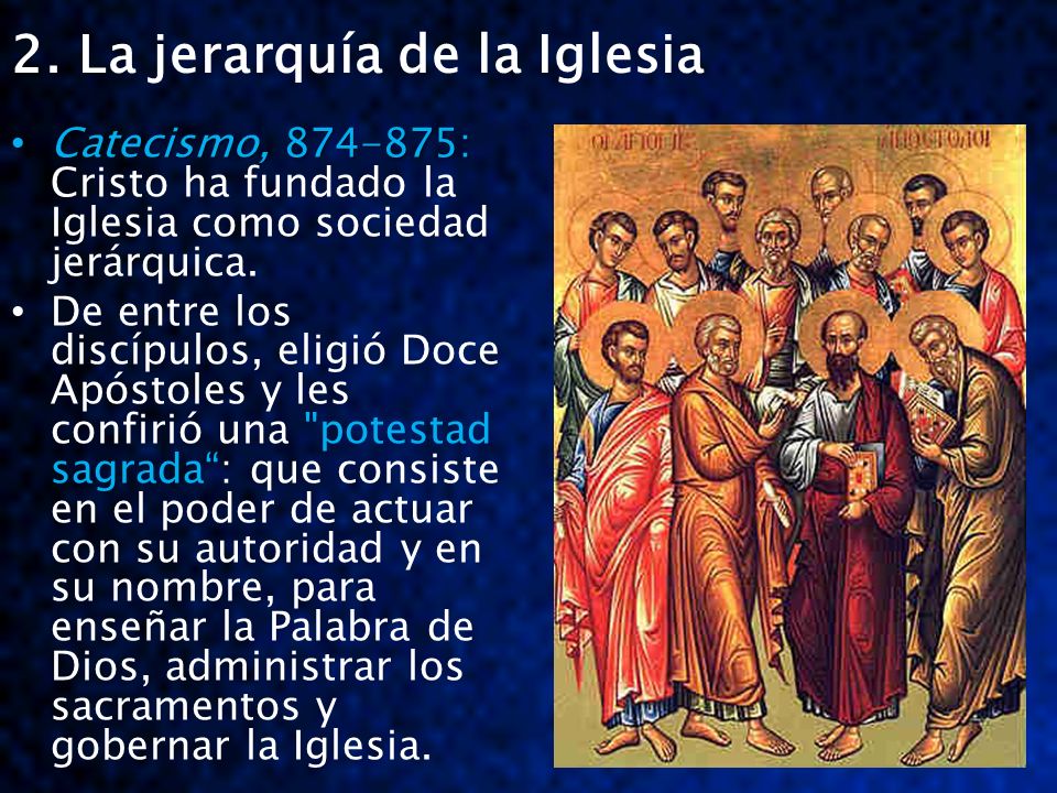 2.+La+jerarquía+de+la+Iglesia