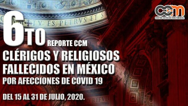 Repuntan contagios y muertes entre el clero de México por covid-19