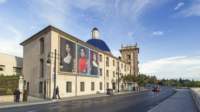 El retablo de San Jorge, en restauración en Valencia