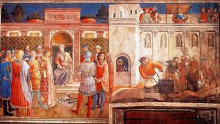 Juicio y martirio de san Lorenzo (Fra Angelico)