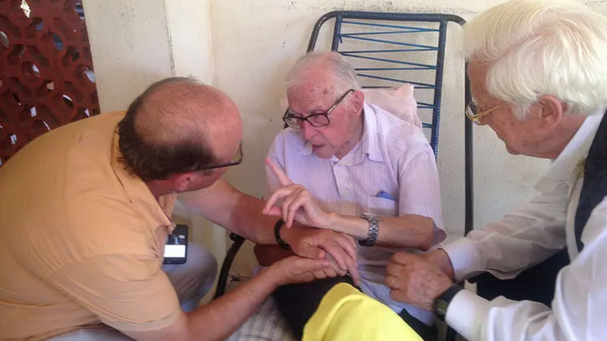 Casaldáliga, con el Padre Ángel y Vidal
